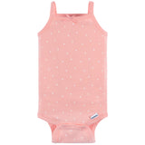 4-Pack Baby Girls Pink Flamingo Sleeveless Onesies® Bodysuits-Gerber Childrenswear Wholesale