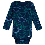 6-Pack Baby Boys Dinos Long Sleeve Onesies® Bodysuits-Gerber Childrenswear Wholesale