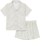 2-Piece Infant & Toddler Girls Cherries Button Up Pajama Shorts Set-Gerber Childrenswear Wholesale