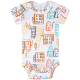 8-Pack Baby Boys Hello Friends Short Sleeve Onesies® Bodysuits-Gerber Childrenswear Wholesale