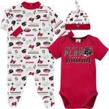 3-Piece Baby Boys Buccaneers Bodysuit, Sleep 'N Play & Cap Set-Gerber Childrenswear Wholesale