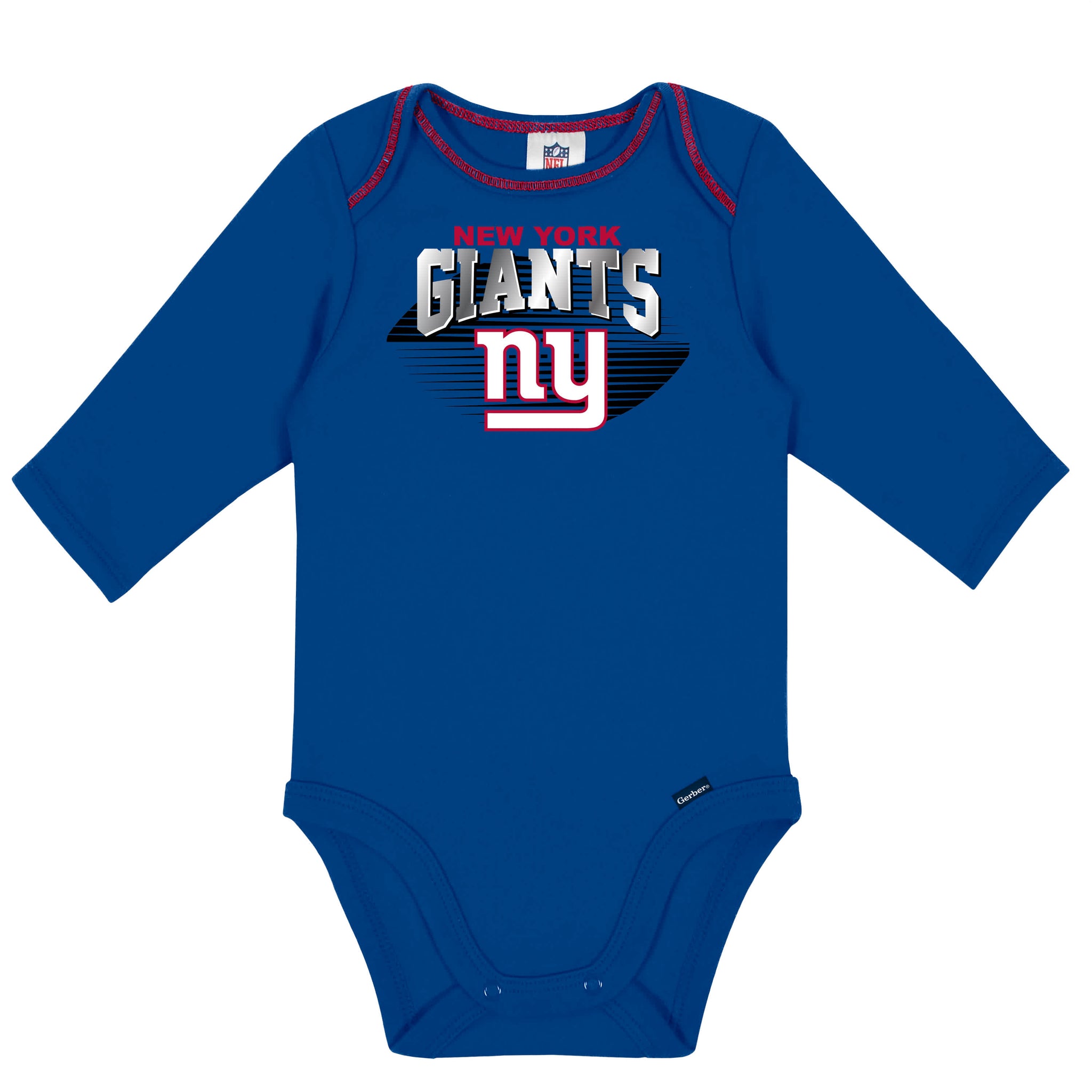 2-Pack Baby Boys Giants Long Sleeve Bodysuits-Gerber Childrenswear Wholesale