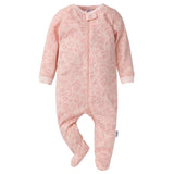 4-Pack Baby Girls Deer Sleep 'N Plays-Gerber Childrenswear Wholesale