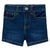 Infant & Toddler Neutral Dark Wash Denim Shorts-Gerber Childrenswear Wholesale