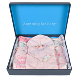 8-Piece Baby Girls Pink Playwear Gift Set-Gerber Childrenswear Wholesale