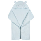 Baby Boys Blue Hippo Character Towel-Gerber Childrenswear Wholesale