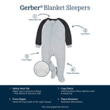 2-Pack Baby & Toddler Boys Space Blanket Sleepers-Gerber Childrenswear Wholesale