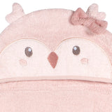 Baby Girls Pink Owl Character Towel-Gerber Childrenswear Wholesale