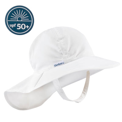 Baby Neutral White Swim Hat-Gerber Childrenswear Wholesale
