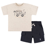 2-Piece Toddler Boys Surf Life Shirt & Shorts Set-Gerber Childrenswear Wholesale