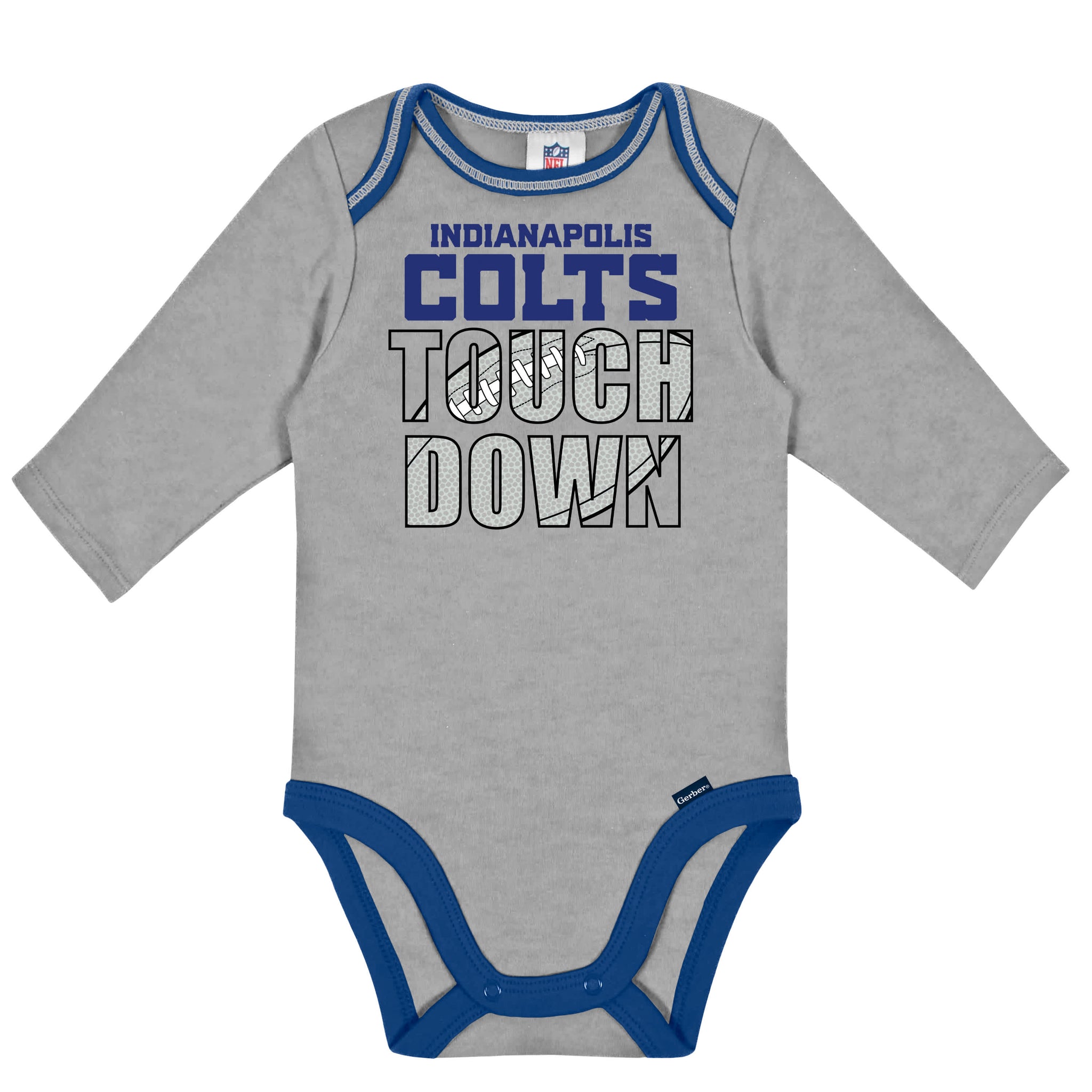 2-Pack Baby Boys Colts Long Sleeve Bodysuits-Gerber Childrenswear Wholesale