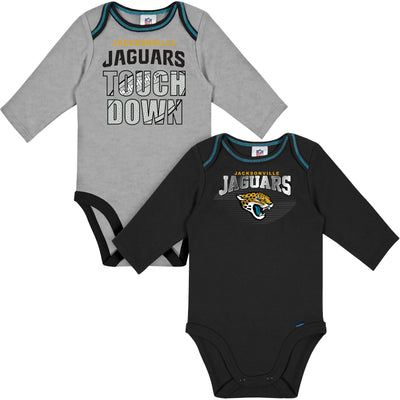 2-Pack Baby Boys Jaguars Long Sleeve Bodysuits-Gerber Childrenswear Wholesale