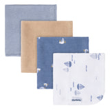 4-Pack Baby Boys Little Lighthouse Terry Washcloths-Gerber Childrenswear Wholesale