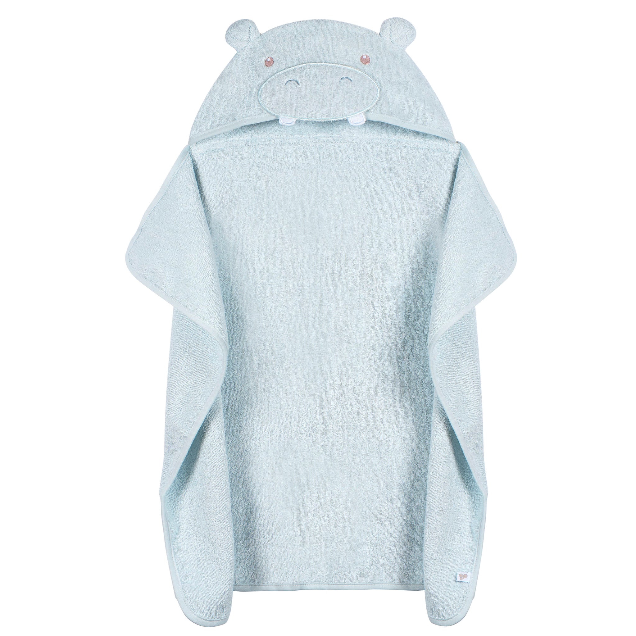 Baby Boys Blue Hippo Character Towel-Gerber Childrenswear Wholesale