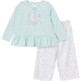 2-Piece Toddler Girls Bunny Peplum Pajama Set-Gerber Childrenswear Wholesale