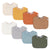 8-Pack Baby Neutral Multi Green Orange Drooling Bibs-Gerber Childrenswear Wholesale