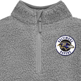 Infant & Toddler Boys Ravens 1/4 Zip Sherpa Top-Gerber Childrenswear Wholesale