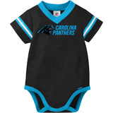 Baby Boys Panthers Short Sleeve Jersey Bodysuit-Gerber Childrenswear Wholesale