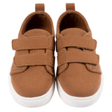 Infant & Toddler Boys Washed Rust Twill Strap Sneaker-Gerber Childrenswear Wholesale