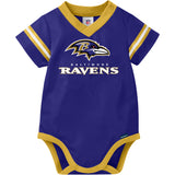 Baby Boys Ravens Short Sleeve Jersey Bodysuit-Gerber Childrenswear Wholesale