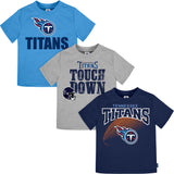 3-Pack Baby & Toddler Boys Titans Short Sleeve Tees-Gerber Childrenswear Wholesale