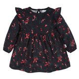 2-Pack Baby & Toddler Girls Holly Berries Babydoll Dresses-Gerber Childrenswear Wholesale