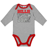 2-Pack Baby Boys Bills Long Sleeve Bodysuits-Gerber Childrenswear Wholesale