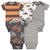 5-Pack Baby Boys Bicycle Organic Short Sleeve Onesies Bodysuits-Gerber Childrenswear Wholesale