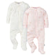 2-Pack Baby Girls Ponies Sleep 'N Plays-Gerber Childrenswear Wholesale