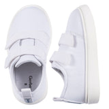 Baby Neutral White Hook & Loop Sneaker-Gerber Childrenswear Wholesale