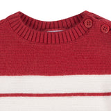 Baby Boys Red & White Romper-Gerber Childrenswear Wholesale