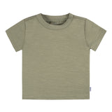 5-Pack Baby Neutral Blue & Green Short Sleeve Tees-Gerber Childrenswear Wholesale