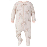 4-Pack Baby Girls Deer Sleep 'N Plays-Gerber Childrenswear Wholesale