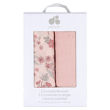 2-Pack Baby Girls Pink Swaddle Blanket-Gerber Childrenswear Wholesale