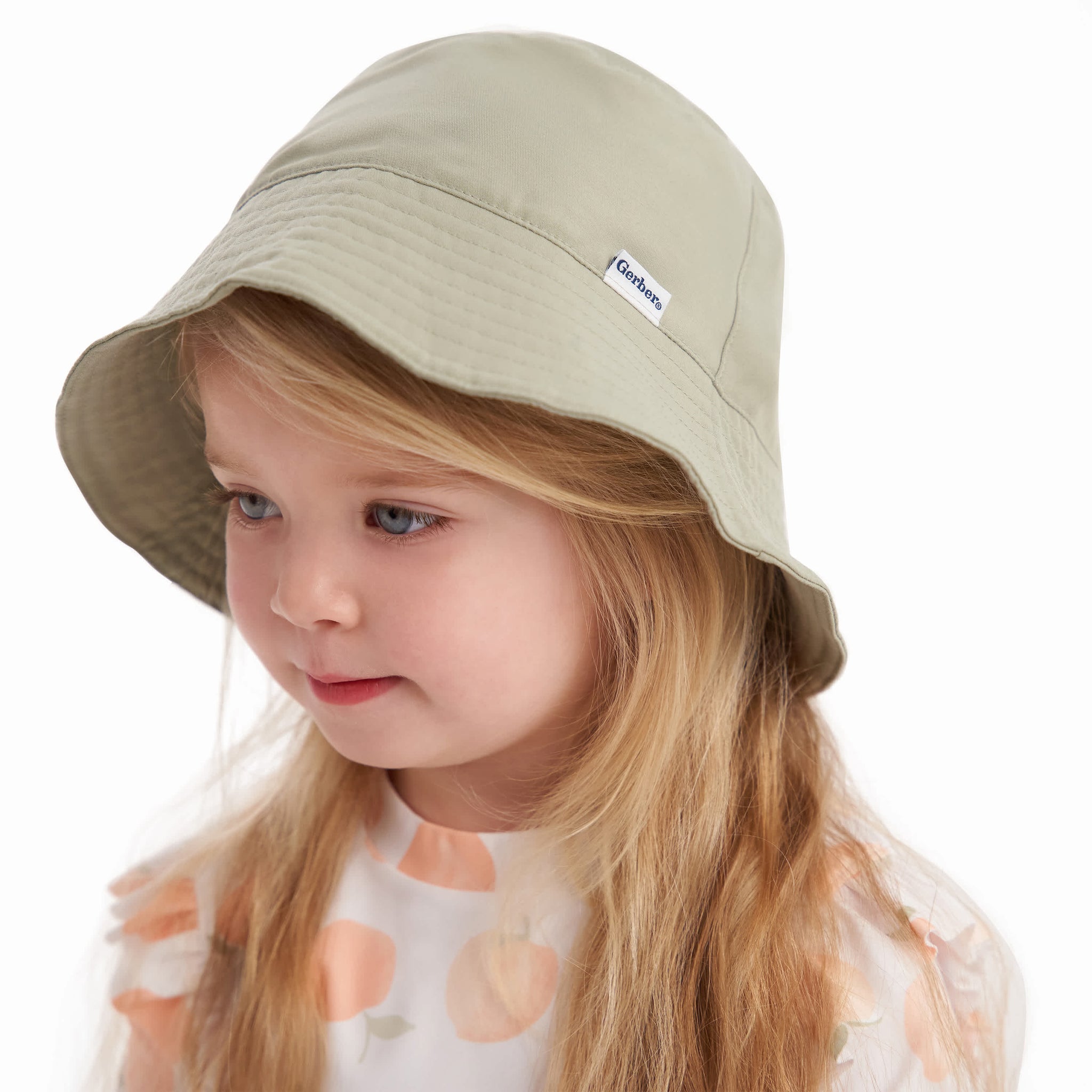 Toddler Neutral Olive Sunhat-Gerber Childrenswear Wholesale
