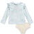 2-Piece Infant & Toddler Girls Tropical Rashguard & Swimsuit Bottom-Gerber Childrenswear Wholesale