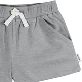 3-Pack Baby & Toddler Girls Grey/Pink/Black Knit Short-Gerber Childrenswear Wholesale