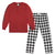 2-Piece Men's Buffalo Plaid Pajama Set-Gerber Childrenswear Wholesale