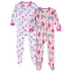 2-Pack Baby Girls Pears Footed Pajamas-Gerber Childrenswear Wholesale