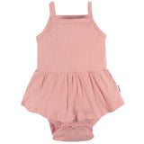 3-Pack Baby Girls Antique White Sleeveless Skirted Onesies® Bodysuits-Gerber Childrenswear Wholesale