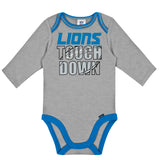 2-Pack Baby Boys Lions Long Sleeve Bodysuits-Gerber Childrenswear Wholesale