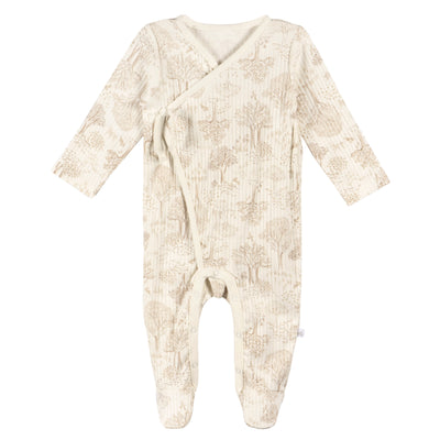 Baby Neutral Ivory Print Sleep 'N Play-Gerber Childrenswear Wholesale