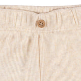 2-Pack Baby Girls Light Oatmeal Heather Bodysuit and Shorts Set-Gerber Childrenswear Wholesale
