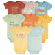 8-Pack Baby Neutral Fun Fun Fun Onesies® Bodysuits-Gerber Childrenswear Wholesale