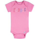 8-Pack Baby Girls Berry Happy Short Sleeve Onesies® Bodysuits-Gerber Childrenswear Wholesale