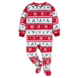 2-Pack Baby & Toddler Neutral Deer Fairisle Fleece Pajamas-Gerber Childrenswear Wholesale