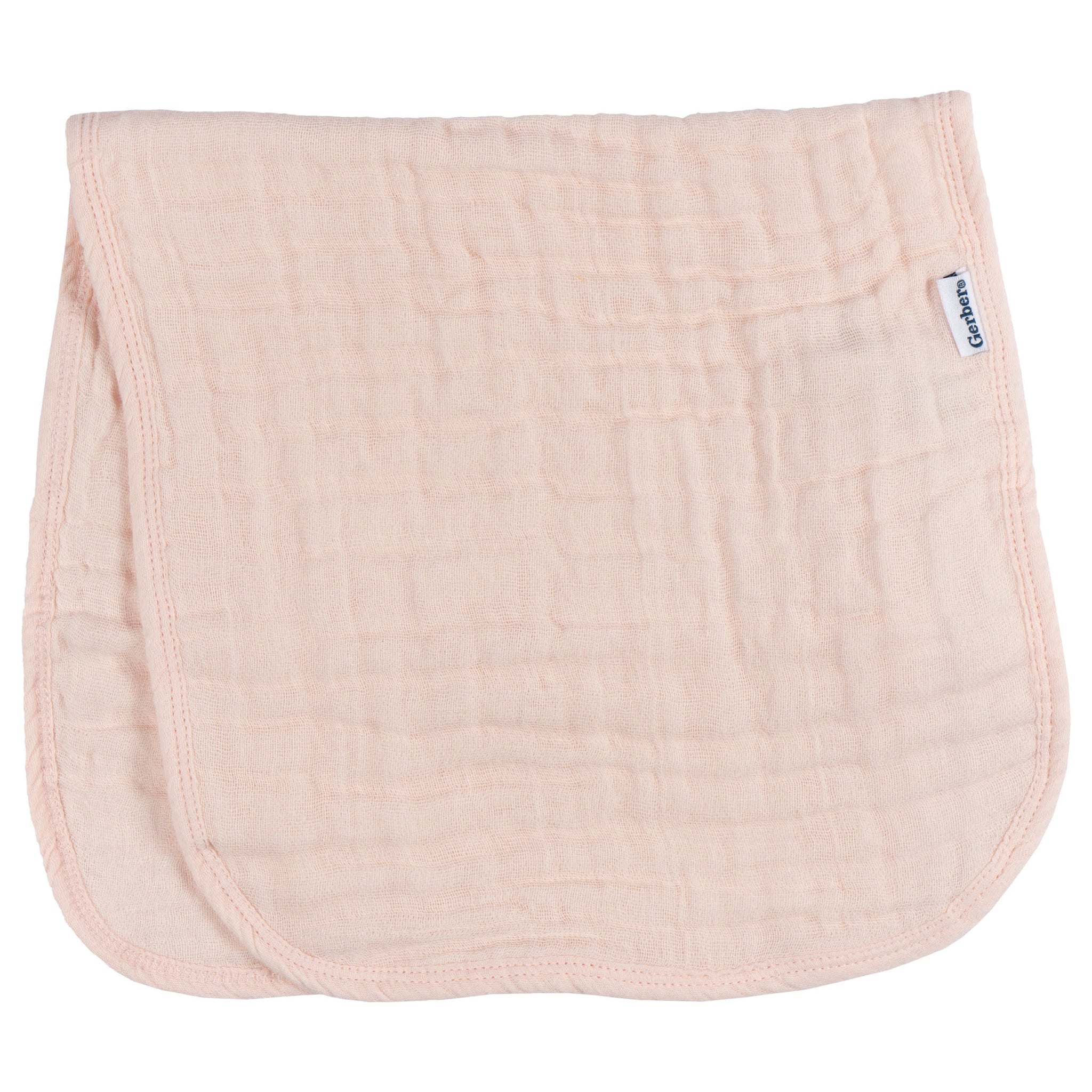 6-Pack Baby Girls Pink Muslin Burpcloth-Gerber Childrenswear Wholesale