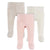 3-Piece Baby Girls Light Grey Heather Tights-Gerber Childrenswear Wholesale