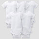 5-Pack Baby Neutral White-Gerber Childrenswear Wholesale