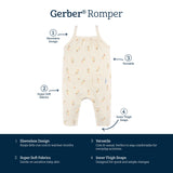 Baby Girls Ice Cream Romper-Gerber Childrenswear Wholesale